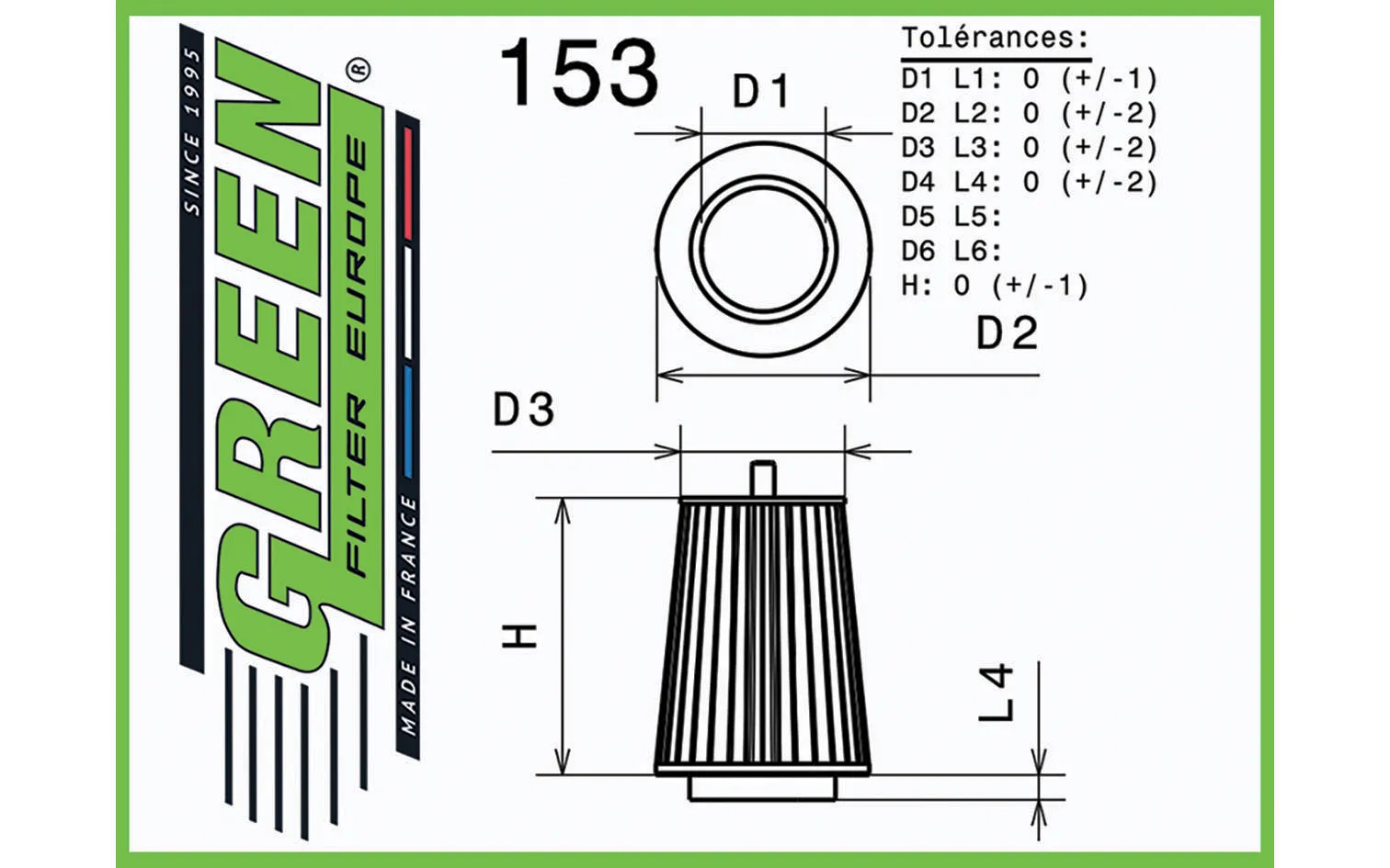 Filtre à air pour AUDI A5 (8T/8F) 3,0L TDI V6 (211 cv) années 04/08> ref. G591026 – Image 2