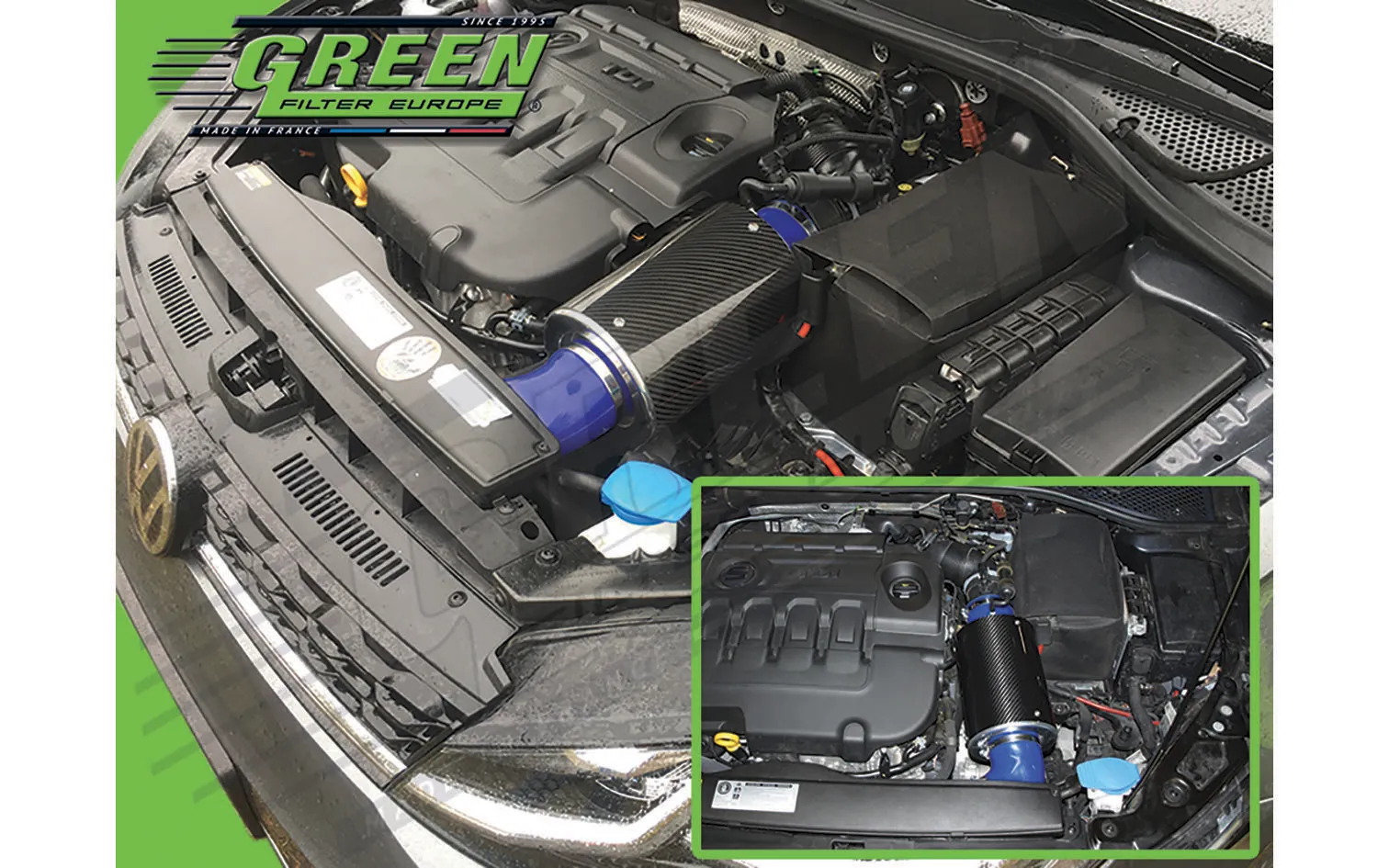 Kit d'admission direct pour SEAT ARONA (KJ) 1,6L TDI (115 cv) années 17> ref. KBC001